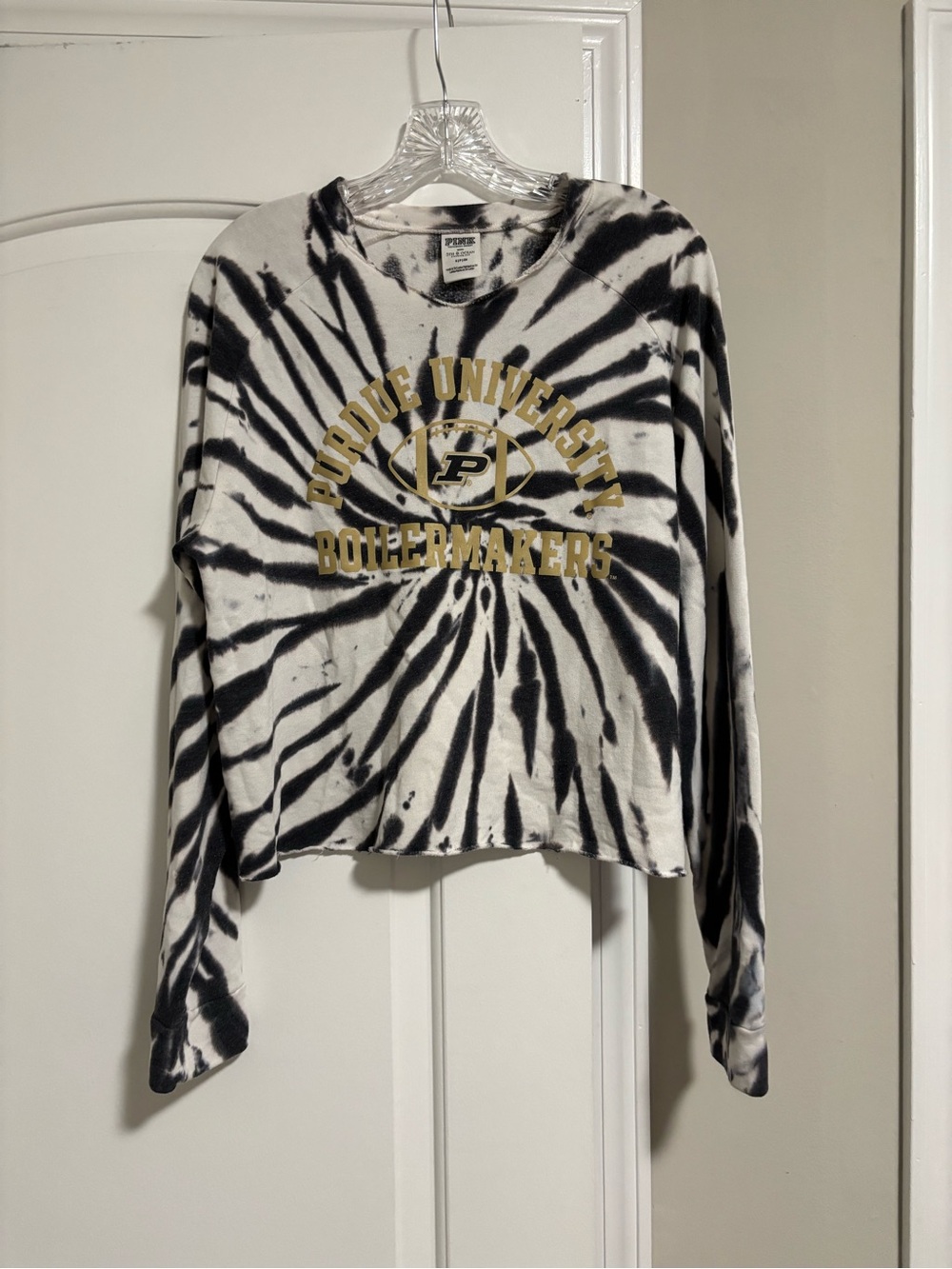 Victoria Secret Pink, Tie-Dye Long Sleevw Top, Size SP